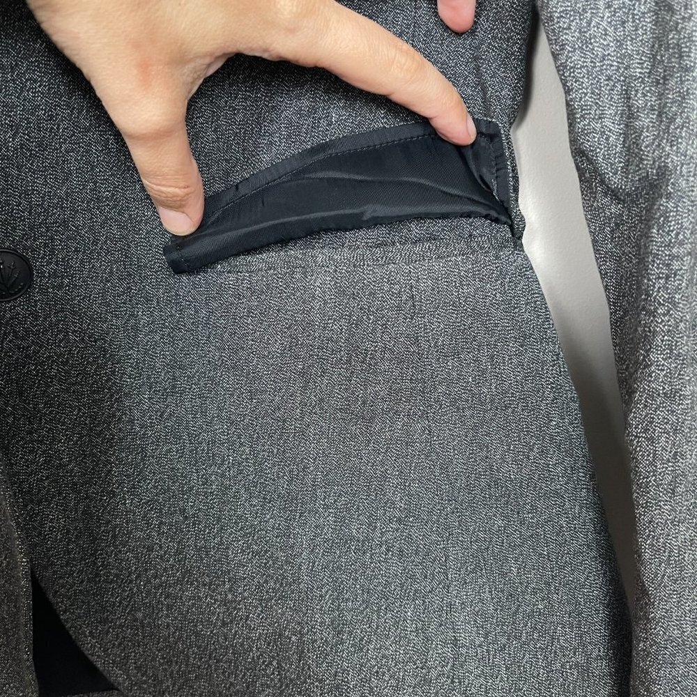 Rag & Bone Black and Grey Lined Womens Taylor Blazer Preppy Scandi Girl Size 0 - Picture 10 of 13